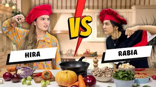 Cooking challenge  Hira vs Rabia  Hira faisal  Sistrology [upl. by Medwin]