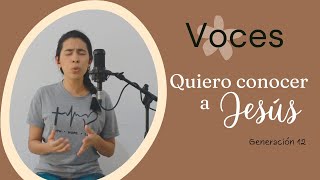 Voces Yeshua  Quiero conocer a Jesús [upl. by Tuchman]