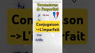 La Conjugaison  Terminaisons de limparfait [upl. by Khalin540]