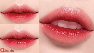 Korean Gradient Lips ♥ How To Gradient Lips [upl. by Adian]