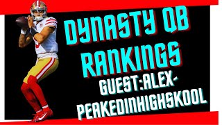 Superflex Dynasty QB Rankings  Dynasty Trade Chart [upl. by Mata755]