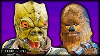 When Chewbacca Meets Bossk  STAR WARS Battlefront Machinima Film [upl. by Klinger]