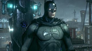 Batman Arkham Knight  Pre Alpha Asylum Batman Suit Up with Music Modded DLC Skin [upl. by Demmahum]