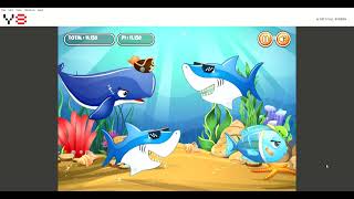 Y8 game Fish Eat Fish 3 Players no commentary y8 [upl. by Murdoch916]