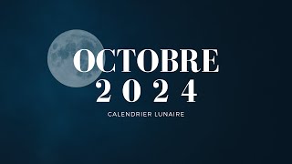 Calendrier Lunaire  Cheveux Ongles amp Épilation  Octobre 2024 [upl. by Aileen908]