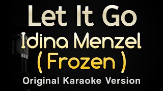 Let It Go  FROZEN Idina Menzel Karaoke Songs With Lyrics  Original Key [upl. by Emanuela802]