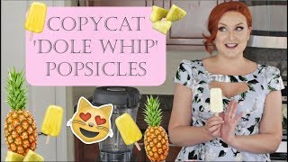 EASY SUMMER POPSICLE RECIPE  COPYCAT DOLE WHIP POPSICLE  SIRENA GRACE CELES [upl. by Wallford]