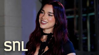 Chloe Fineman Workshops Her Dua Lipa Impression  SNL [upl. by Gibbs]