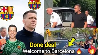 HERE WE GO Wojciech Szczesny to Barcelona done deal ✅ welcome to Barcelona [upl. by Eisnil]