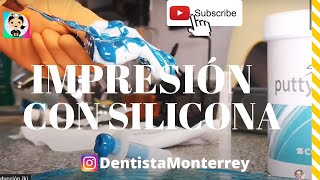 Impresión DENTAL con SILICONA por Condensación 👅 SPEEDEX 2 consistencias 2 tiempos [upl. by Avla]