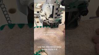 Large Shell Stitch Overlock Sewing Machine [upl. by Anawal67]