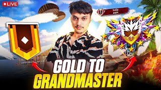 🔴Live Dominating Top 1 Grandmaster V Badge Lobby🗿😤Serious Grandmaster Pushing😡Garena Free Fire [upl. by Nelyt518]