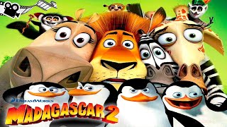 MADAGASCAR 2 FULL MOVIE ENGLISH ESCAPE 2 AFRICA VIDEOGAME Story Game Movies [upl. by Orji]