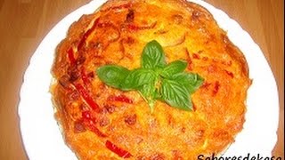 Falso quiche de chorizo [upl. by Marutani]