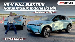 Honda HRV EV 2024  First Drive Honda eNy1  OtoDriver [upl. by Nomit]