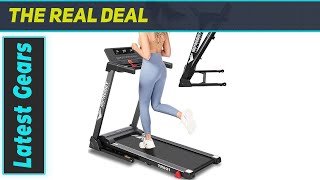 Impremey Folding Treadmill Review Compact and FeaturePacked [upl. by Obmar]