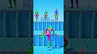 GTA 5 Epic Ragdolls  SpiderMan Minions Jumps  Fails ep1532 shorts [upl. by Morrell]