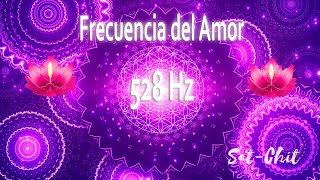 FRECUENCIA DEL AMOR 528 Hz Tono Milagroso ✦ Aumenta la Vibración y Armoniza la Energía ✦ Repara ADN [upl. by Atnim]