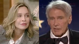 Calista Flockhart Explains Harrison Fords Emotional Moments [upl. by Atiuqal]