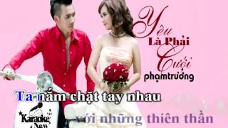 Karaoke Yêu Là Phải Cưới Phạm Trưởng full Beat Chuẩn [upl. by Eimma]