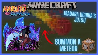 MCPEMCBE Naruto Madara Command Tutorial《Tengai Shinsei》 [upl. by Manwell]