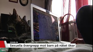 Sexuella övergrepp mot barn på nätet ökar  Nyheterna TV4 [upl. by Brod]