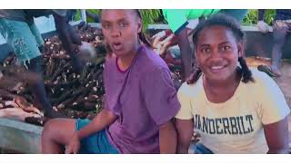 Fresh cassava from Betikama Adventist college Solomon Islands 🇸🇧 [upl. by Ahsinyar]