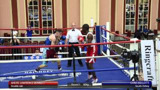 Haringey Box Cup SeF  Andre Lawrence Bennett v Chris Bellotti [upl. by Alrahc]