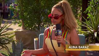 Alina Baraz Interview  Coachella 2018 [upl. by Alleul]