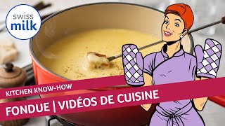 Comment faire une fondue  Vidéo de cuisine  Swissmilk 2010 [upl. by Onailil499]