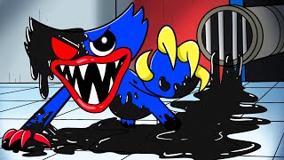 ORIGIN of HUGGY WUGGYexe Cartoon Animation [upl. by Eiramrebma]