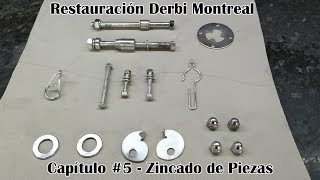 Como Zincar Metales  Restauración Derbi Montreal  Capítulo 5 [upl. by Ahsenev]