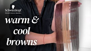 Tips for Creating Brunette Color Formulations by Josievilay  Schwarzkopf Professional USA [upl. by Heins]