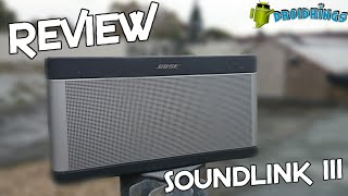 Review  Bose SoundLink III  Bluetooth Speaker  Deutsch [upl. by Erreip]