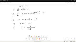 Application of differentiation in economics Part 1 [upl. by Aniuqal]