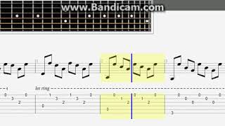 Scorpions  Sly acoustic lesson note tabs lesson guitar [upl. by Gwendolin395]