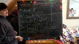 Relativity 12  Introducing the Minkowski metric [upl. by Bowlds]