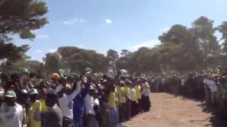 President Robert Mugabe received by thousands in Marondera [upl. by Jewett]