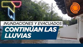 Las INTENSAS lluvias provocaron accidentes en las sierras destrozos crecidas e inundaciones [upl. by Guenevere854]