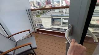 ms Zuiderdam Balcony Cabin Tour [upl. by Milks]