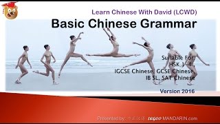 Basic Chinese Grammar for GCSE IGCSE IB SAT AP HSK  Part 12 out of 29 sections [upl. by Aneehsyt280]