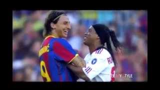 Ronaldinho vs Zlatan Ibrahimovic Best Goals Battle HD [upl. by Ahseei]