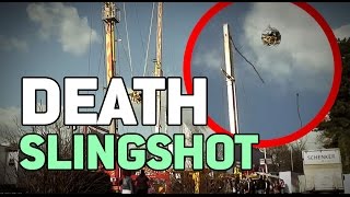 Slingshot ride Accident [upl. by Douglass]