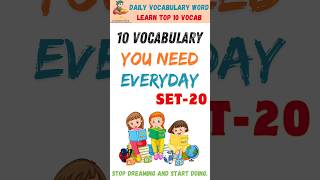 Daily Use Vocabulary Words vocabulary words english vocabulary [upl. by Alf]