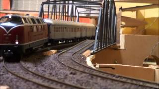 Rainer´s Modelleisenbahn V200 Digitalfahrt 7 Januar 2015 [upl. by Eelak]