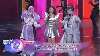 Penampilan Memukau Lesti Bersama Rosa Dan Elvi Sukaesih Dipembukaan Konser Raya Indosiar [upl. by Ignaz699]