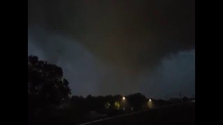 Tornado Rumbles Through PreDawn Clearwater [upl. by Elleahcim]