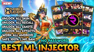 BEST ML INJECTOR NO BAN 2024  UNLOCK ALL SKIN MOBILE LEGENDS  APK SCRIPT SKIN  NBS REBORN [upl. by Jerrol]