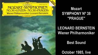 Mozart Symphony nº 38 In D K 504 Prague  Leonard Bernstein Vienna Philharmonic Orchestra [upl. by Divd]