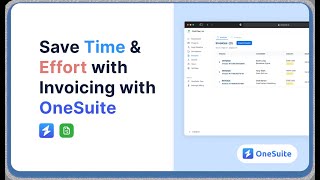 Efficient Billing with OneSuites Invoice Portal [upl. by Hui]